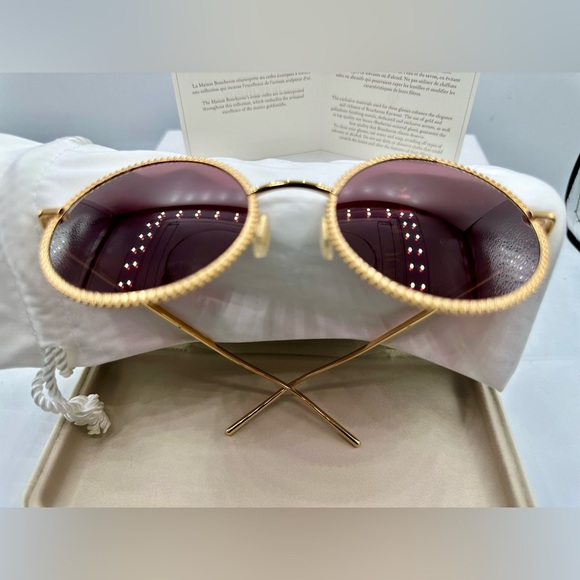 👑Boucheron  Paris BC0045S ‼️Size 56-21-135 By KERING Eyewear 100% - Picture 4 of 16